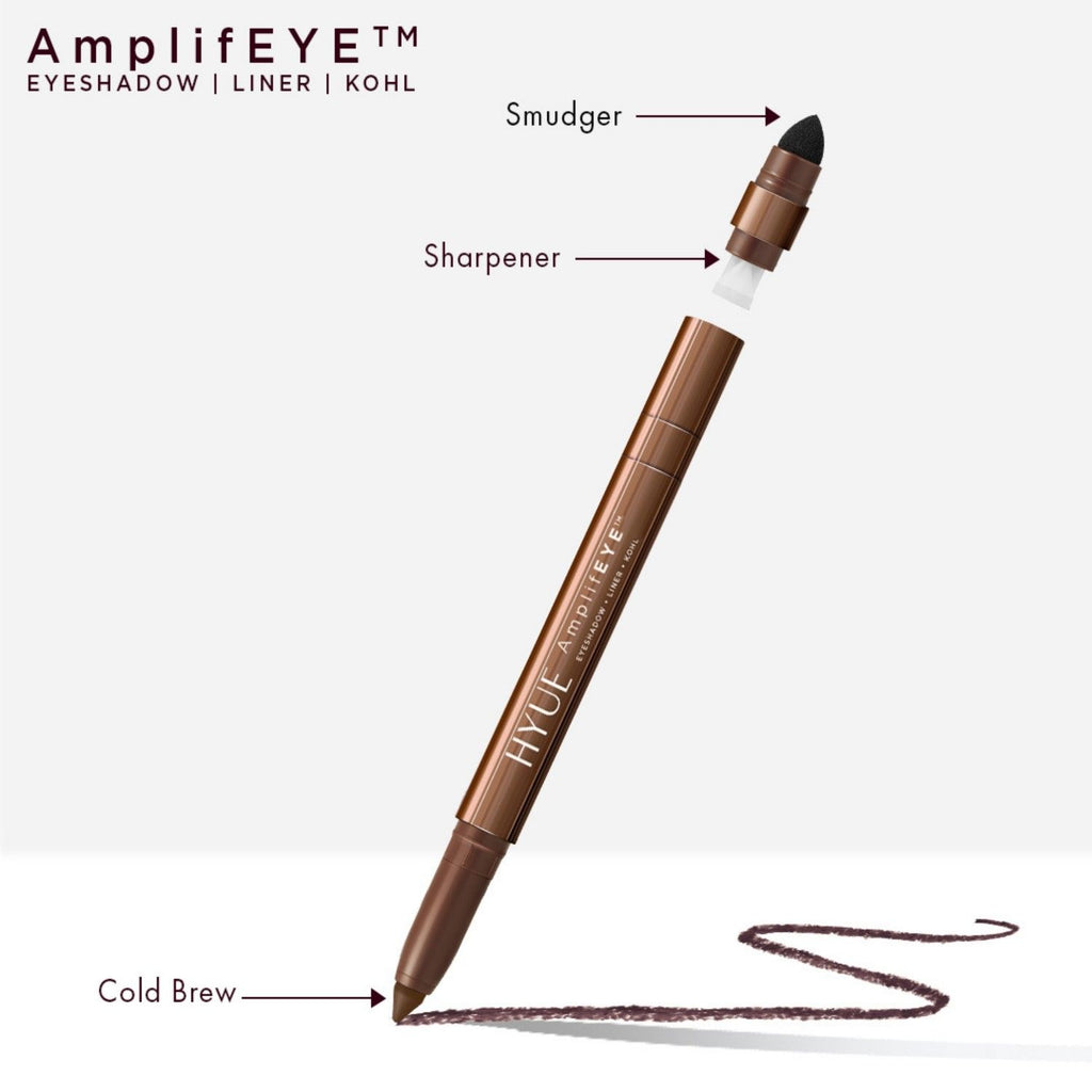 AmplifEYE 3-in-1 Eye Crayon - Eyeshadow Liner Kohl - Multi-Use