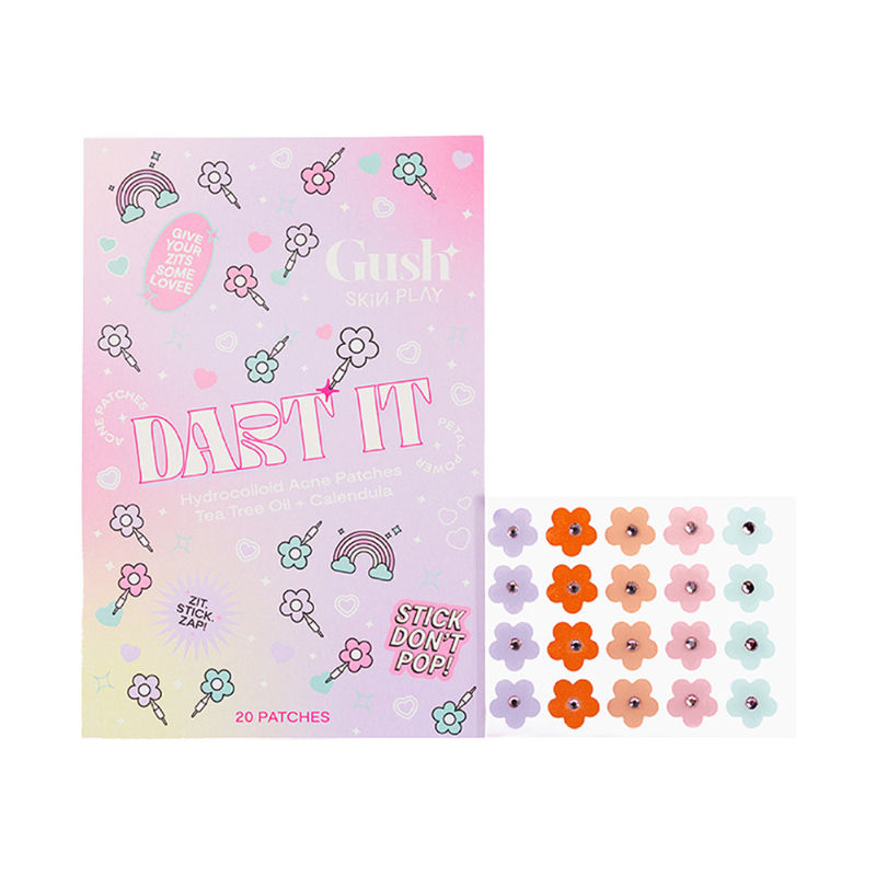 Dart It Pimple Patches Work in 6-8 Hrs For Acne, Zits And Blemishes - Petal Powder