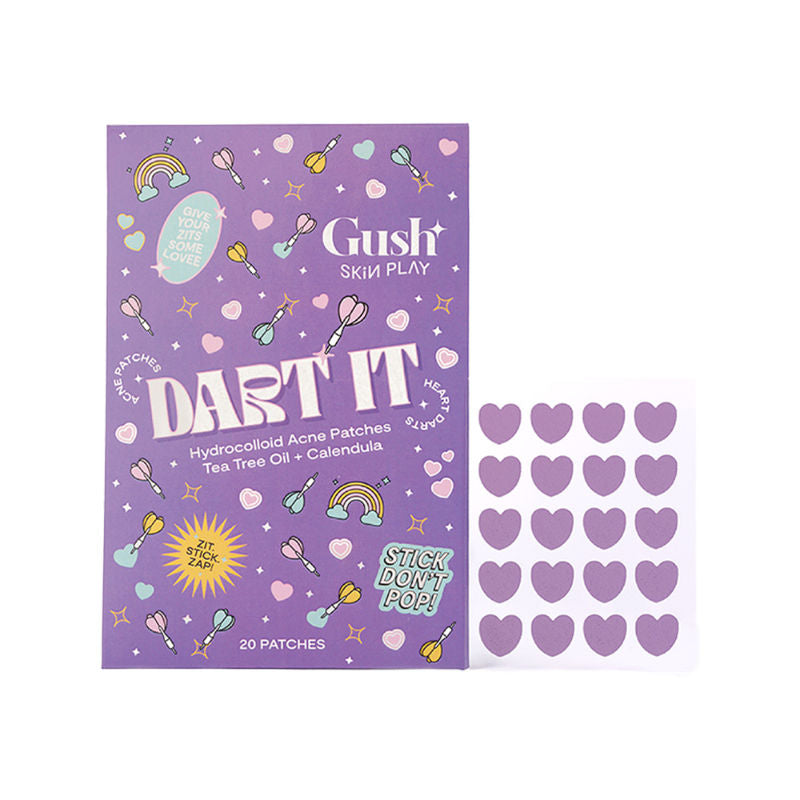 Dart It Pimple Patches Work in 6-8 Hrs For Acne, Zits And Blemishes - Purple Heart