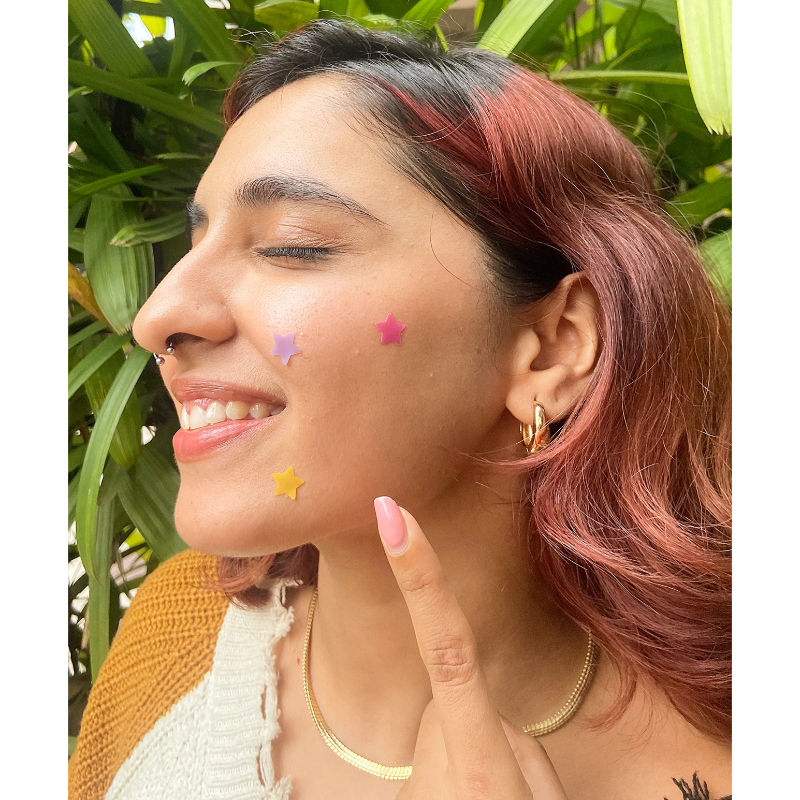Dart It Pimple Patches Work in 6-8 Hrs For Acne, Zits And Blemishes - Super Star (5 Colors)
