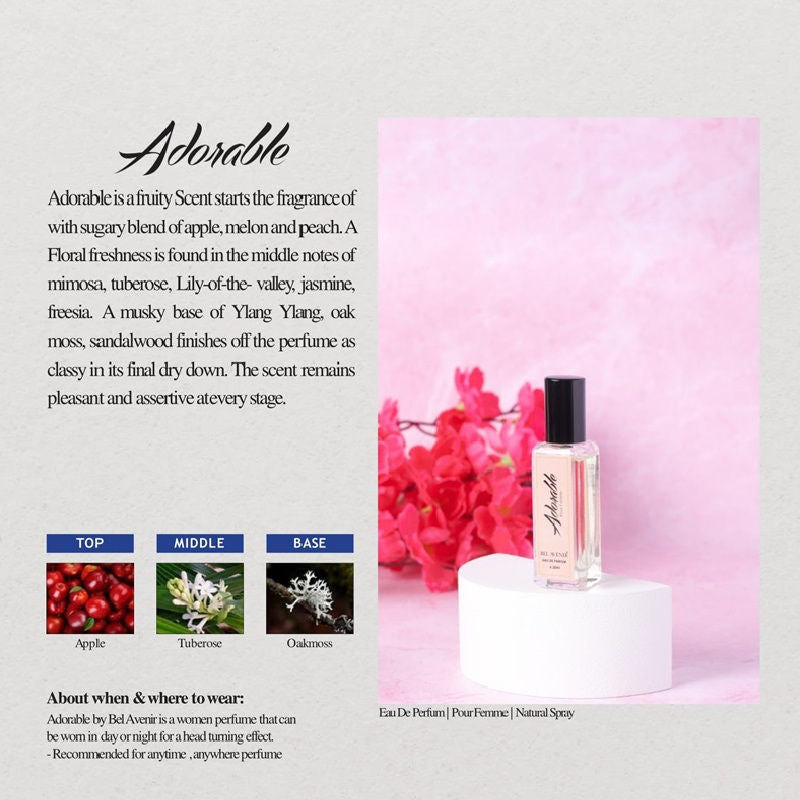Adorable Luxury Longlasting Eau De Parfum For Womens