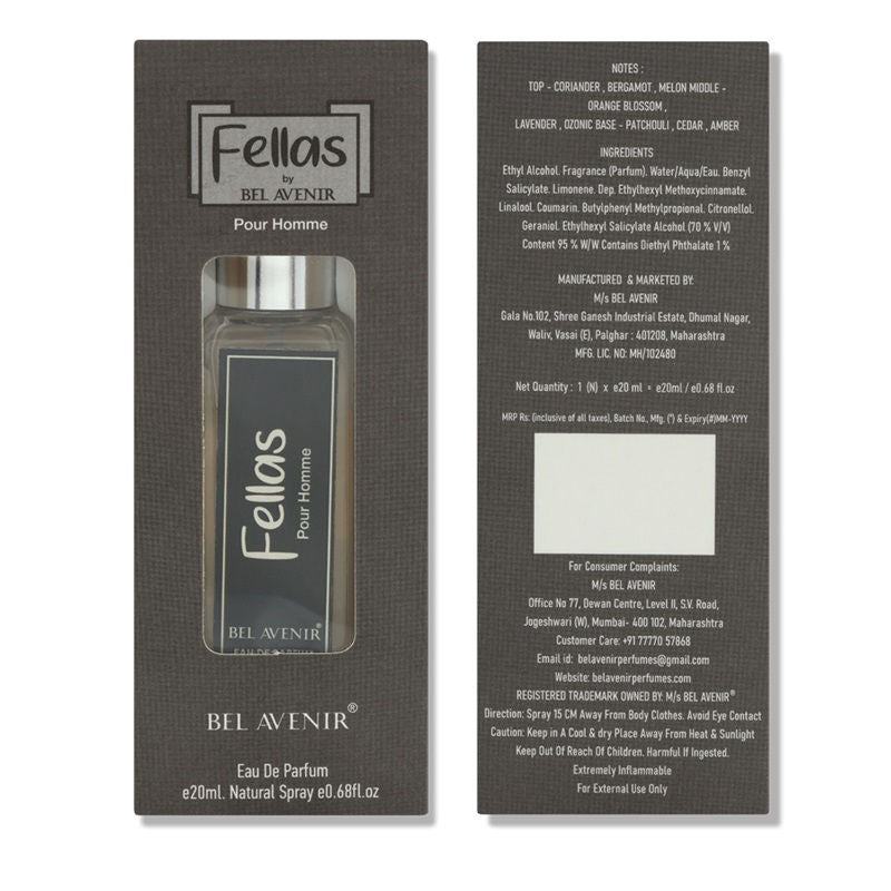 Fellas Luxury Longlasting Eau De Parfum For Mens