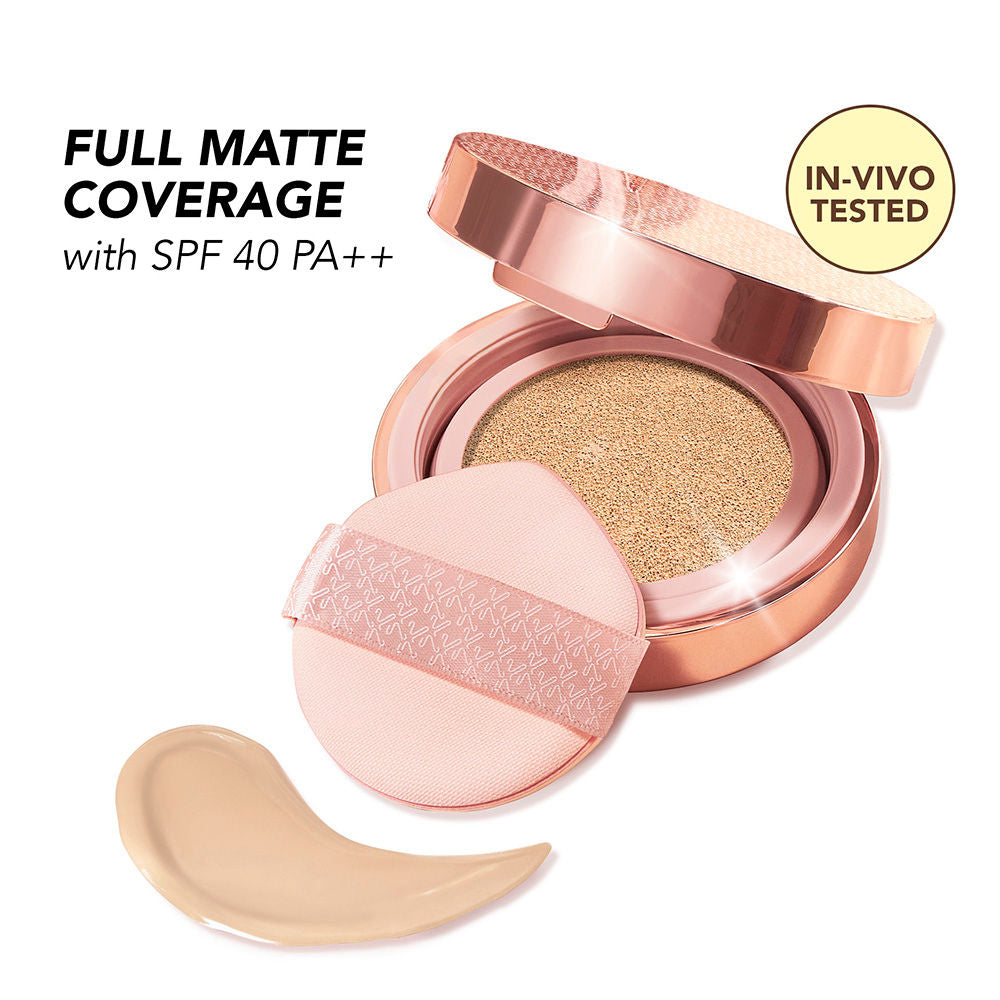Full Coverage Cloud Cushion Foundation with in-vivo tested SPF 40 PA ++ - 125Y Medium