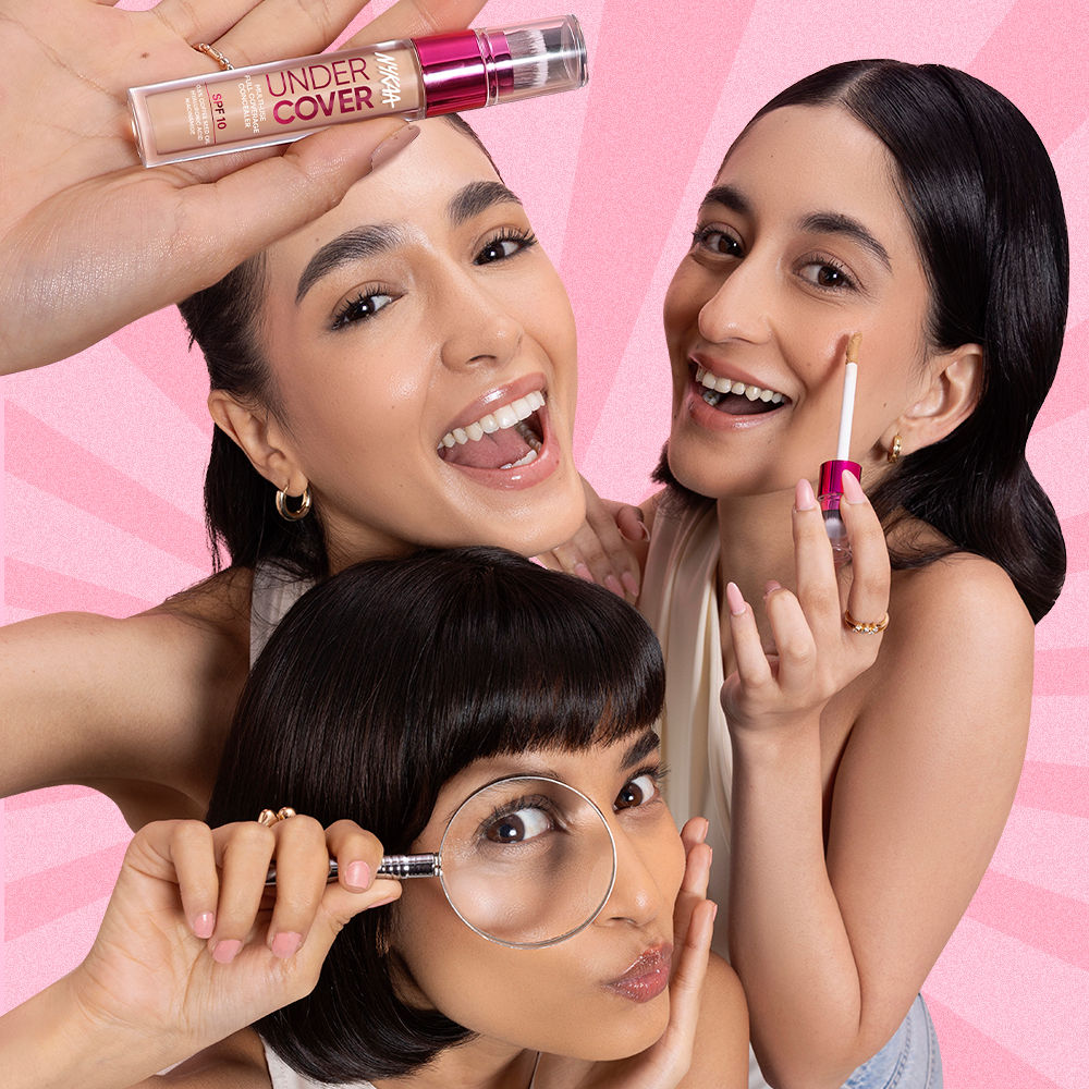 Nykaa Undercover Multi-Use Full Coverage Concealer-Hyaluronic Acid & Niacinamide