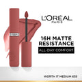LOreal Paris Infallible Matte Resistance Lipstick, Transfer Resistant Formula - Lazy Sunday 150