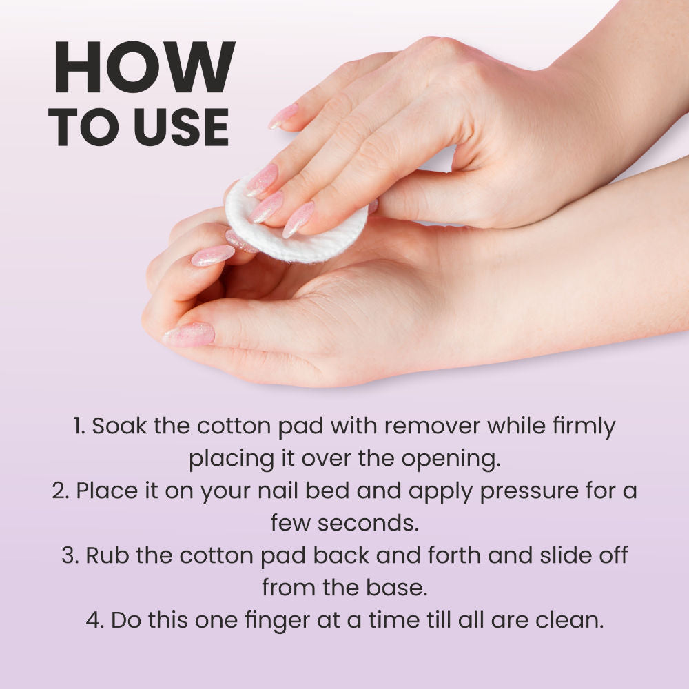 Nail Enamel Remover - 01 Pink