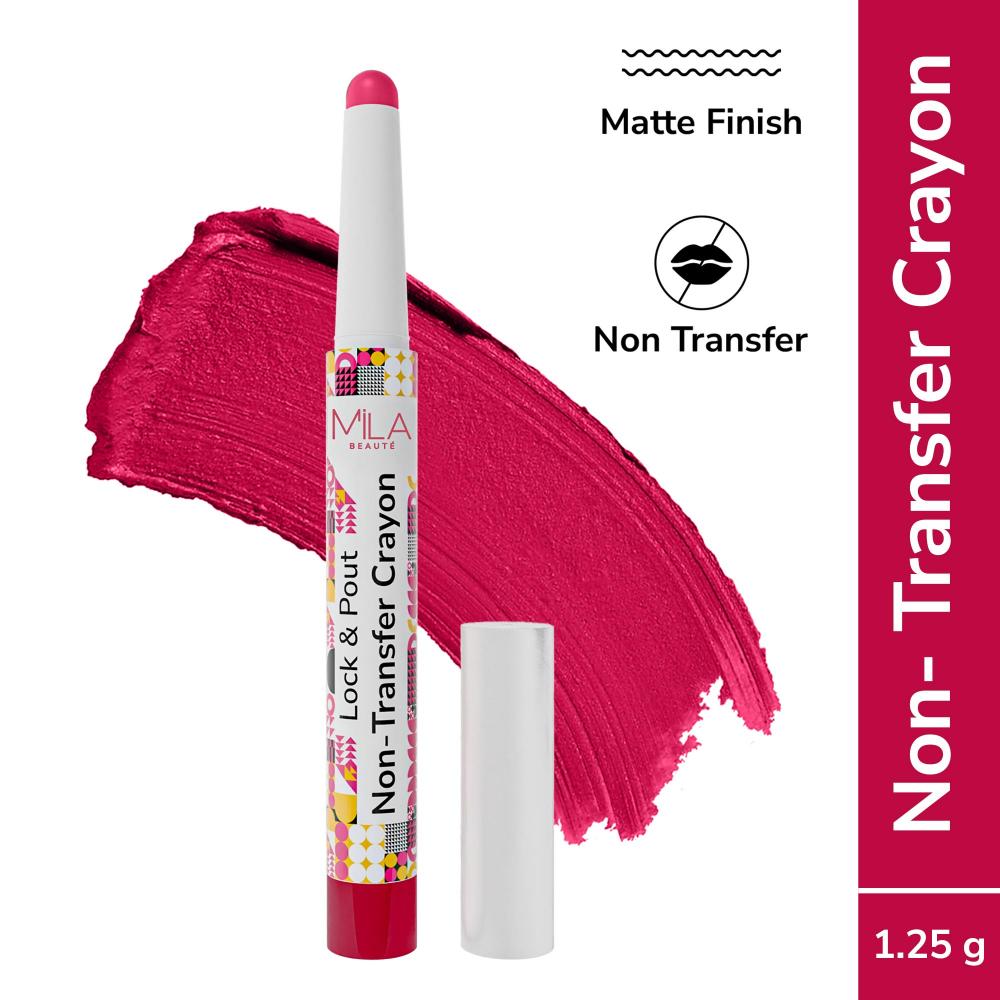 Lock & Pout Transfer - Proof Matte Crayon With Ceramides & Shea Butter - Zero Chill