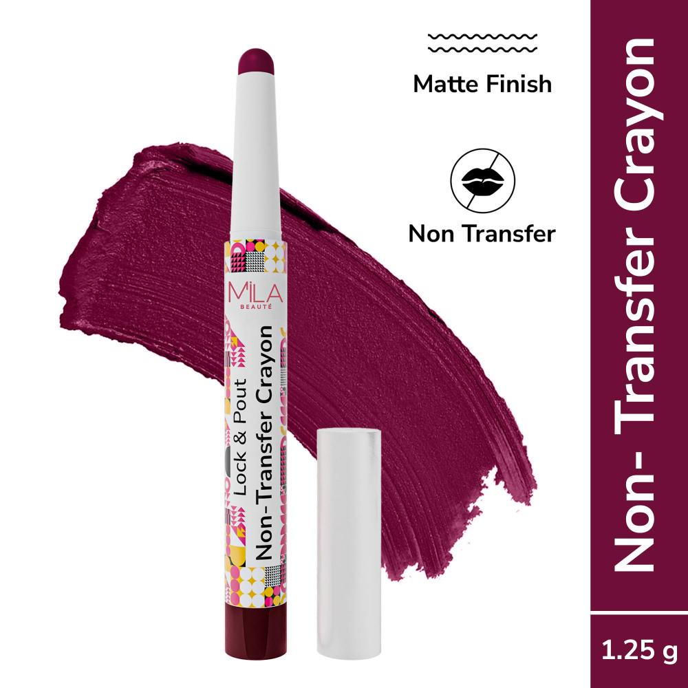 Lock & Pout Transfer - Proof Matte Crayon With Ceramides & Shea Butter - High Energy