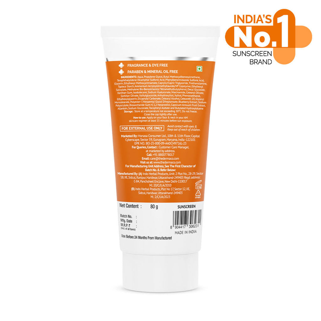 1% Hyaluronic Sunscreen Spf 50 Pa+++ Aqua Gel For Normal To Oily ... - In-Vivo tested