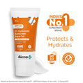 1% Hyaluronic Sunscreen Spf 50 Pa+++ Aqua Gel For Normal To Oily ... - In-Vivo tested - 30g