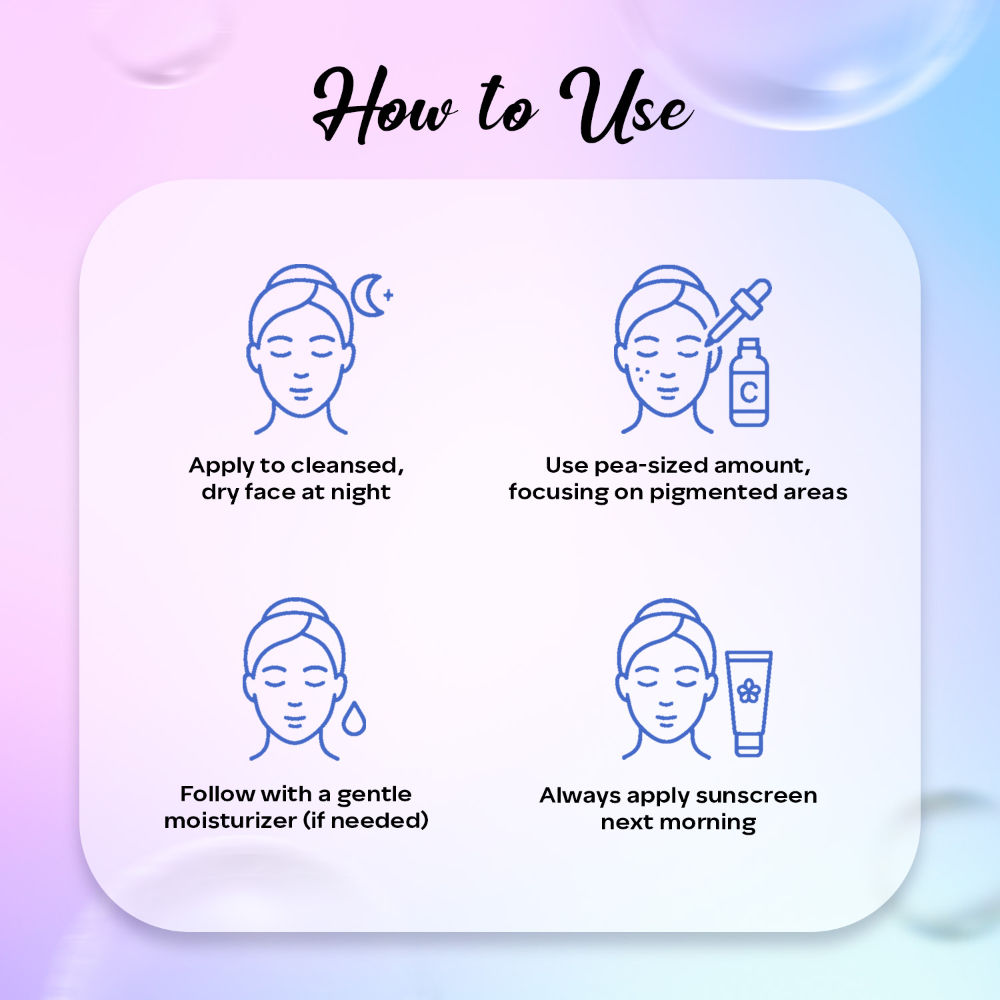 Comfy Glow 2% Kojic Acid Night Cream - Fades Dark Spots & Acne Marks