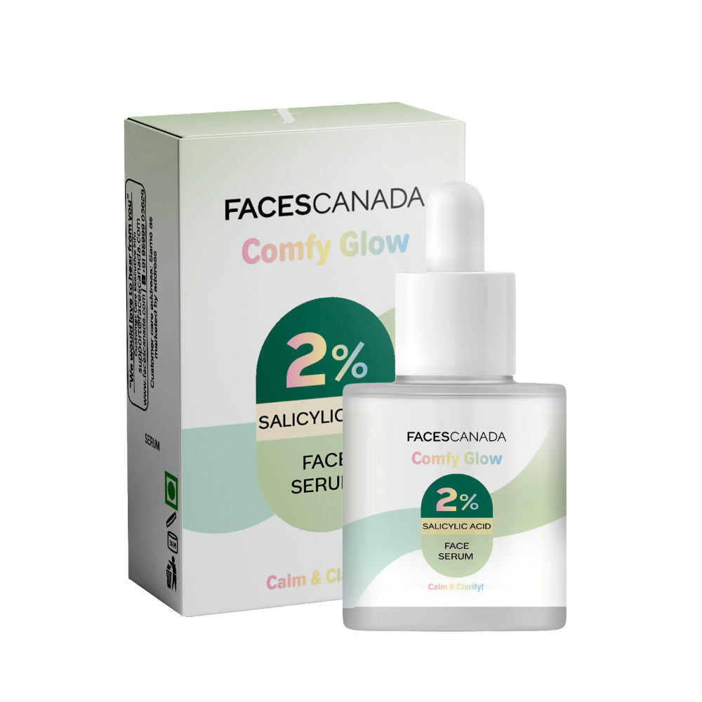 Comfy Glow 2% Salicylic Acid Face Serum - Clears Acne & Blackheads