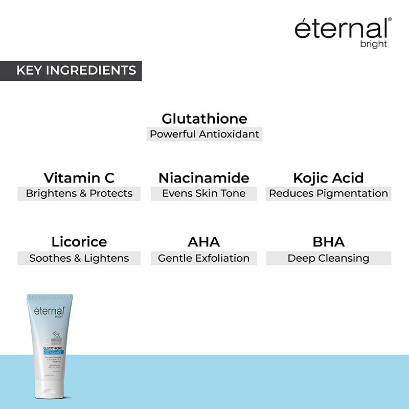 Glutathione Facewash For Deep Cleansing & Skin Brightening