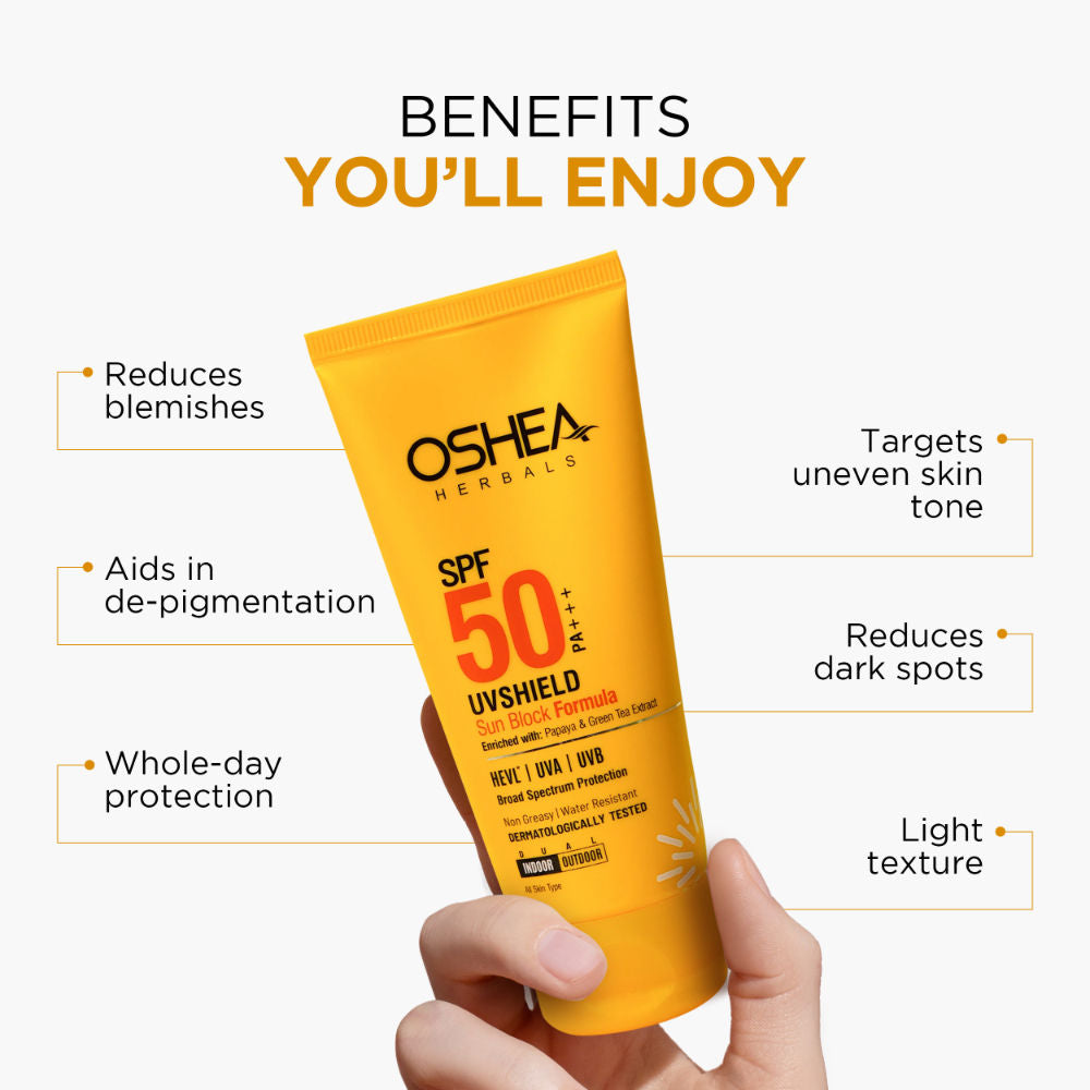 UV Shield Sun Block Formula SPF 50 PA+++