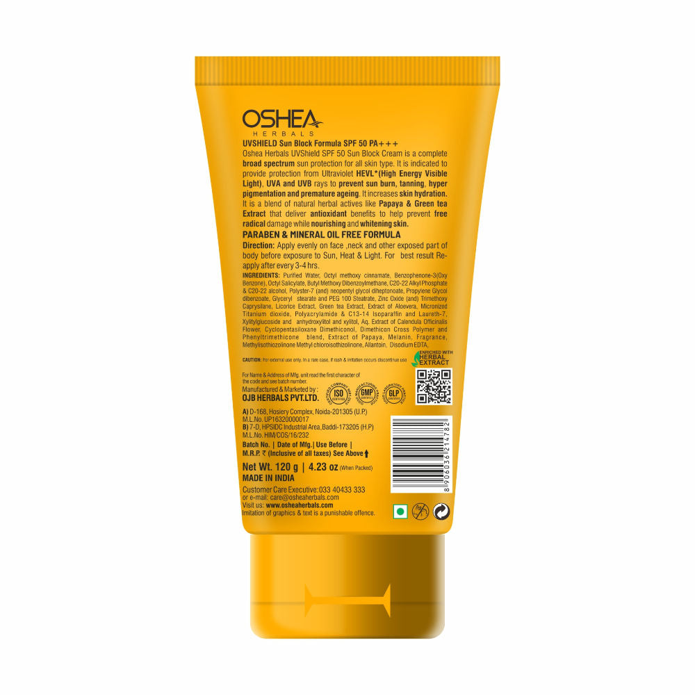 UV Shield Sun Block Formula SPF 50 PA+++