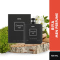 Chevalier Noir for Men EDP Spray Green, Musk, Mossy Dark Power Fragrance Long Lasting Perfume