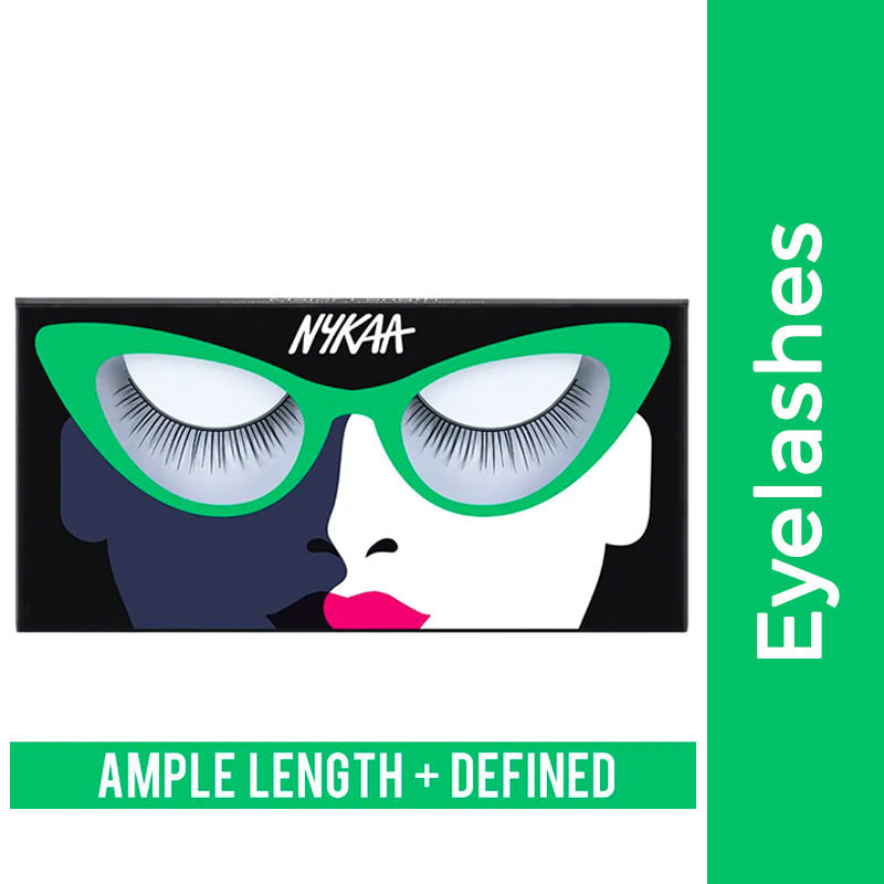 Nykaa Lash Talk Lightweight, Long & Volumizing Natural False Eyelash - Turn Up The Drama (1pcs) - Major Length