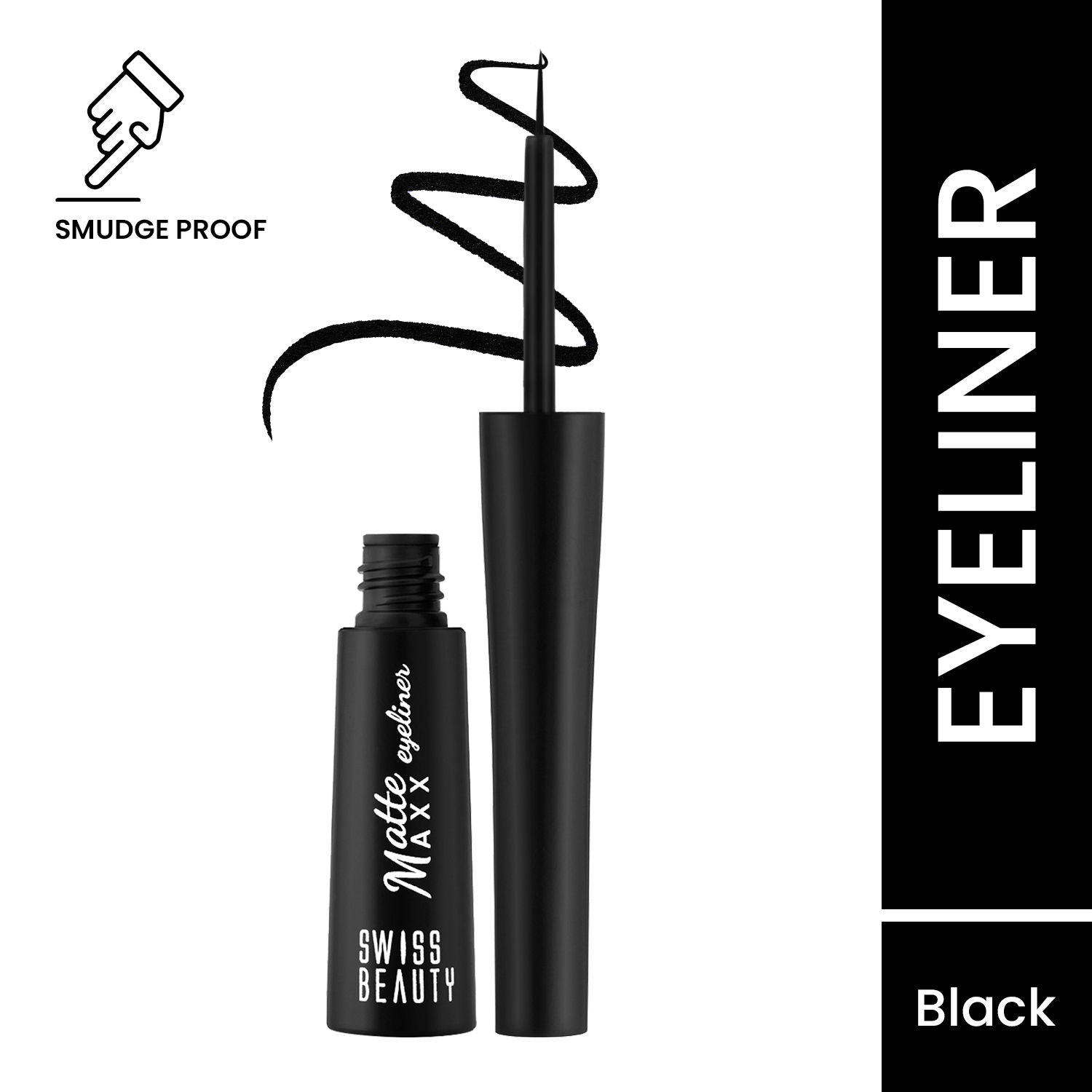Matte Max Eyeliner Black