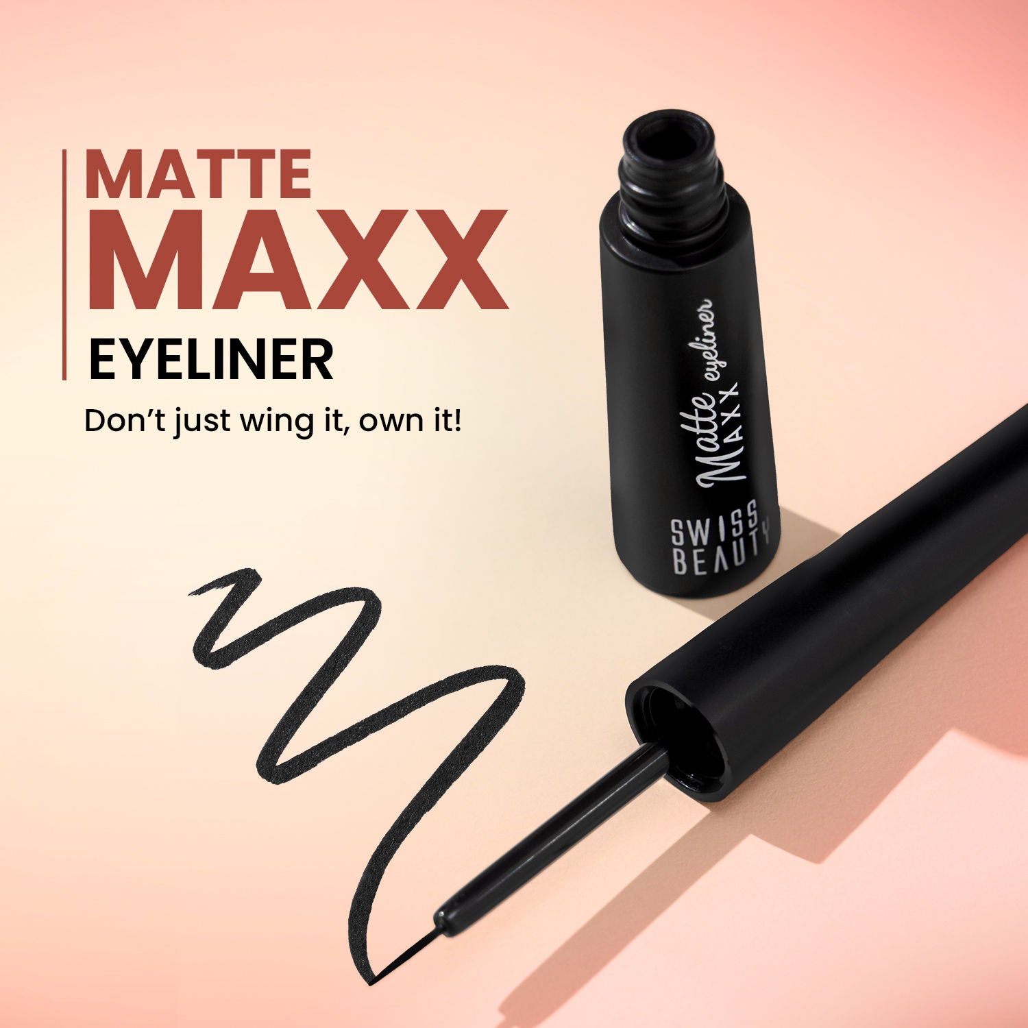 Matte Max Eyeliner Black