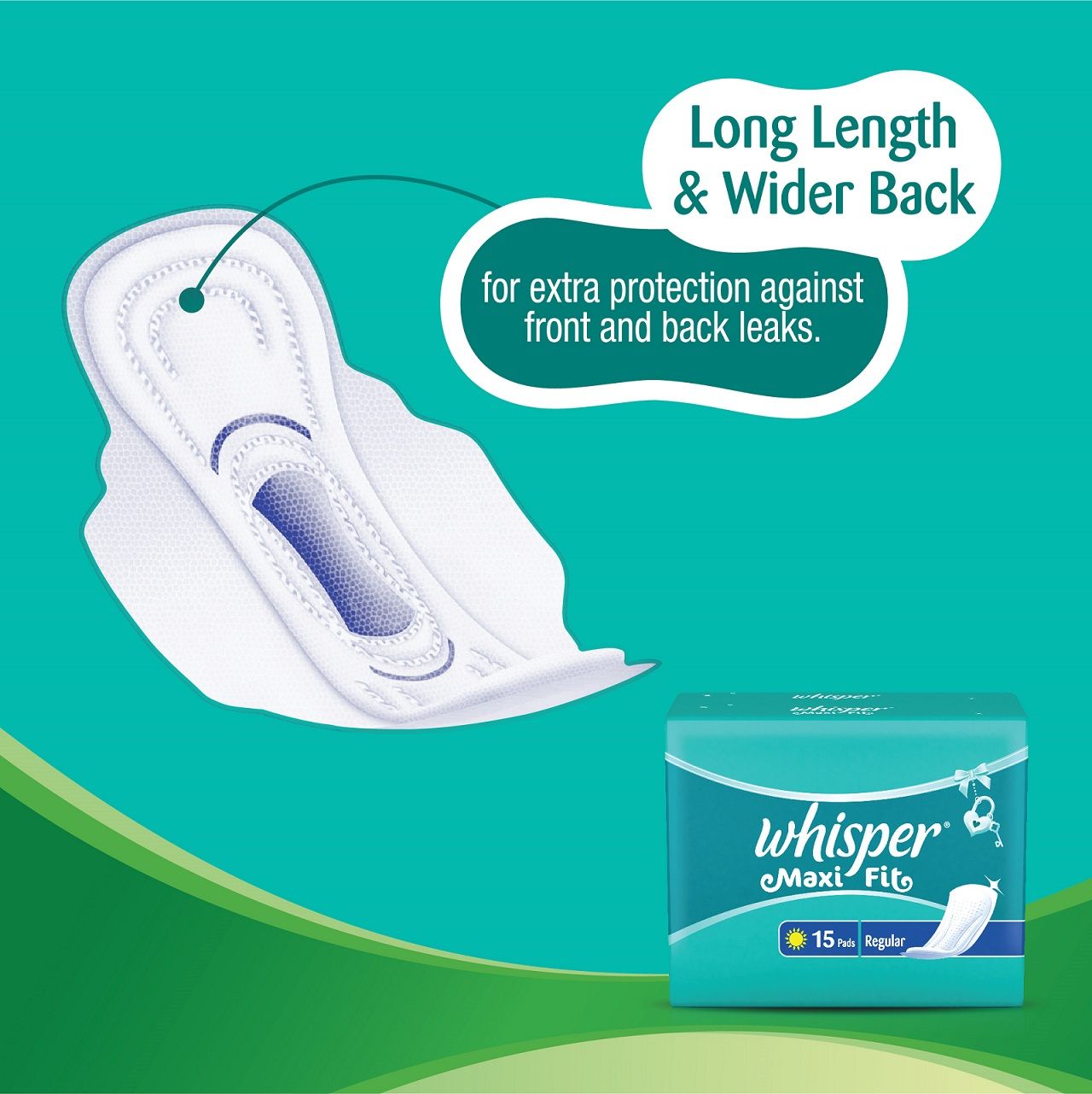 Maxi Fit Regular 15s Sanitary Pads for Women