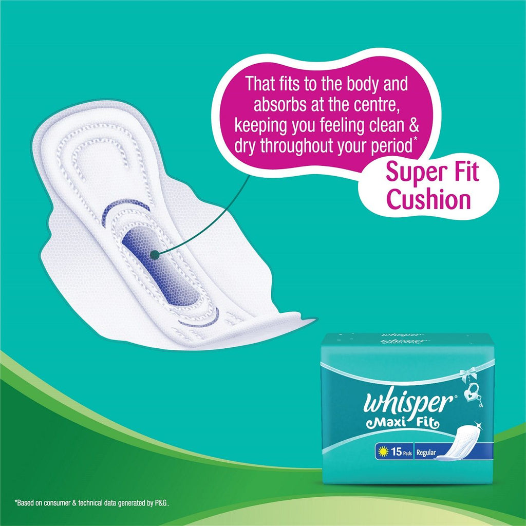 Maxi Fit Regular 15s Sanitary Pads for Women