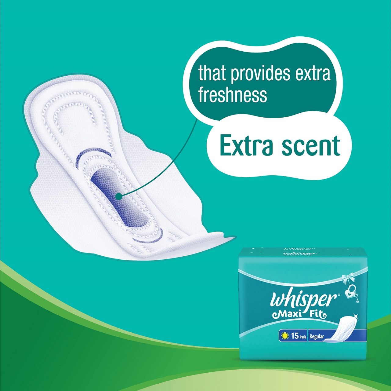 Maxi Fit Regular 15s Sanitary Pads for Women