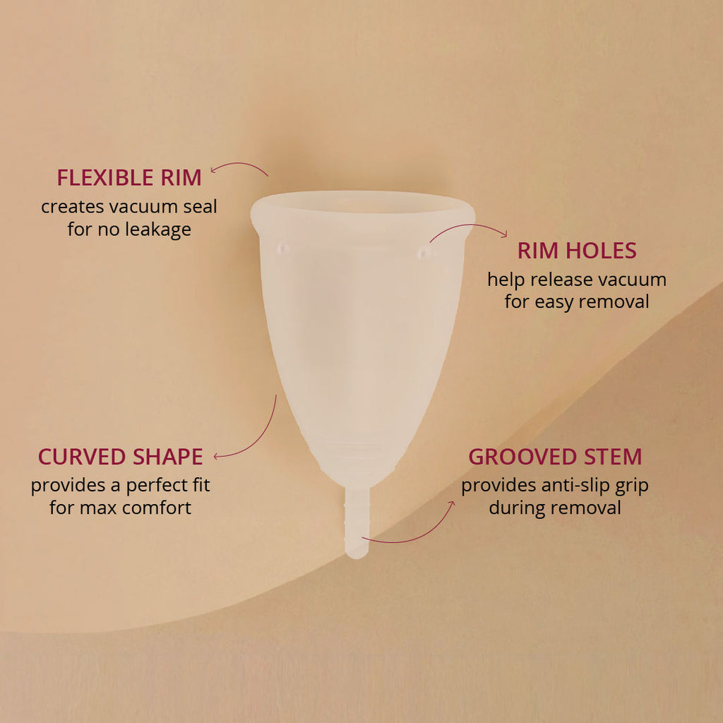 Reusable Menstrual Cup for Women With Free Pouch