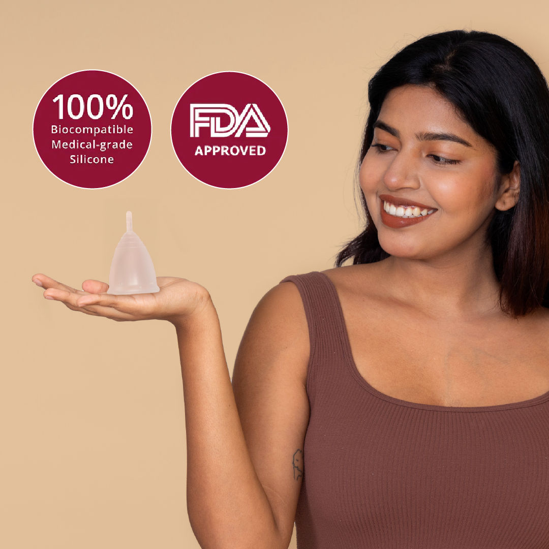 Reusable Menstrual Cup for Women With Free Pouch