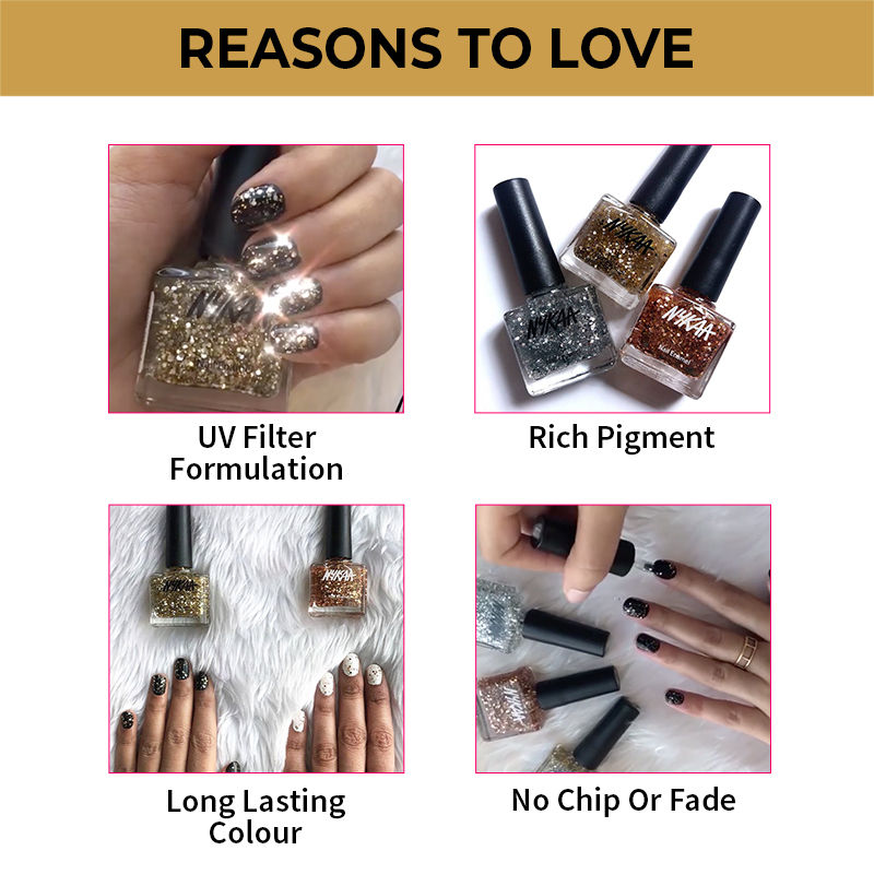 Star Studded Glitter Coat Nail Enamel