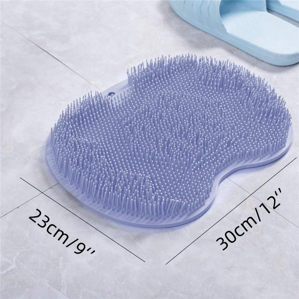 Shower Silicone Bath Foot Mat for Back & Foot Scrubber