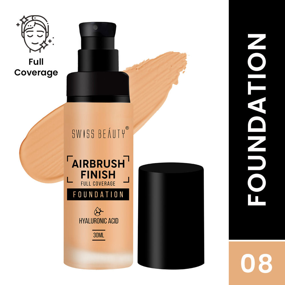 Airbrush Finish Full Coverage Foundation - 8 Golden Bronze