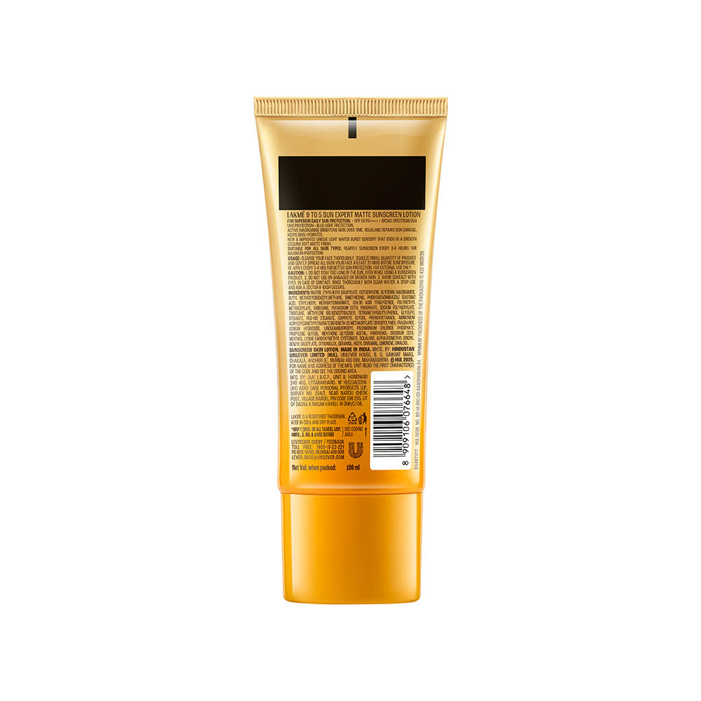 Matte Sunscreen SPF 50 PA+++, Niacinamide,UVA/B Protection,For Normal To Oily Skin
