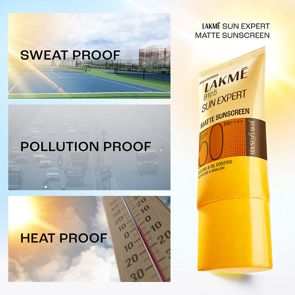 Matte Sunscreen SPF 50 PA+++, Niacinamide,UVA/B Protection,For Normal To Oily Skin
