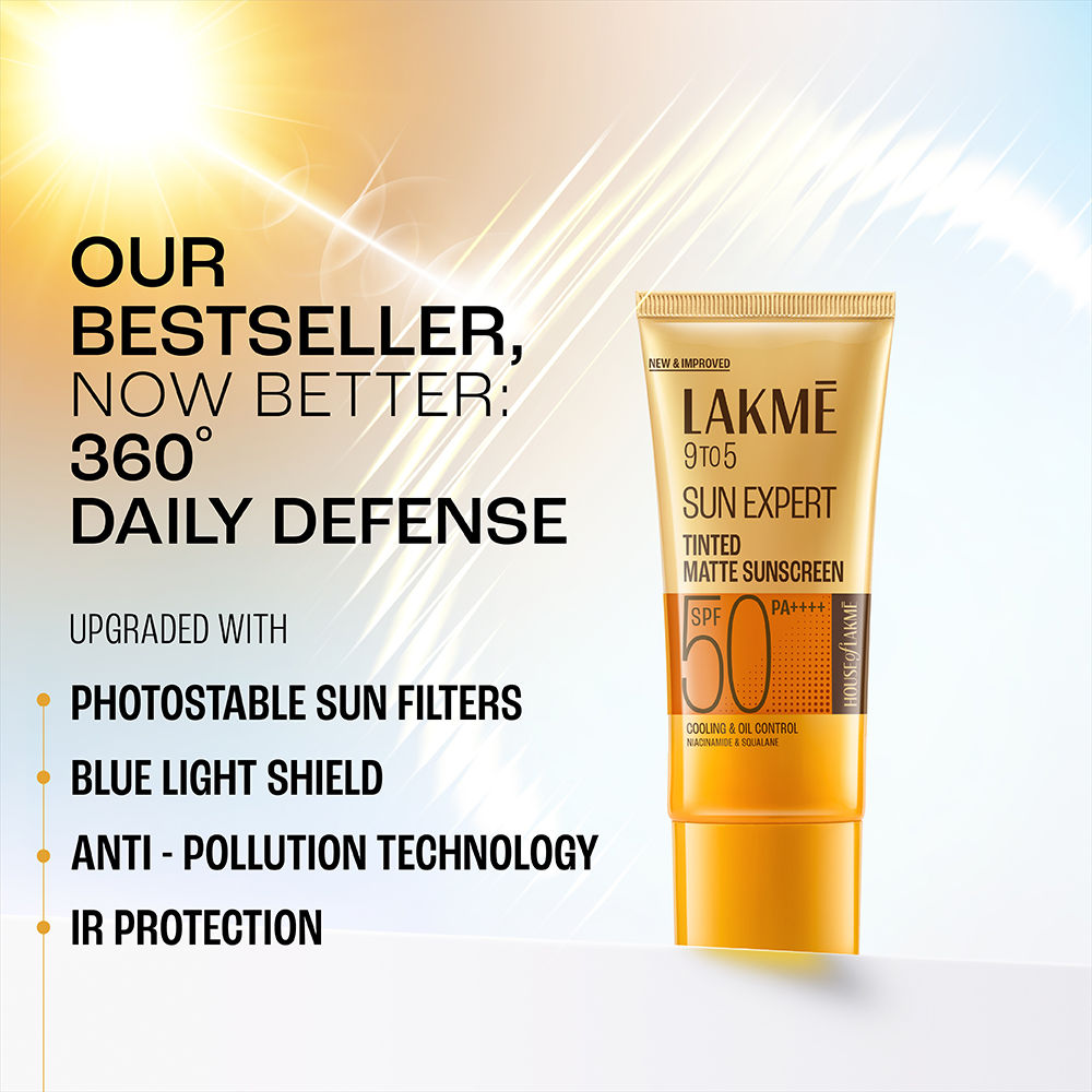 Sun Expert Tinted Sunscreen SPF 50 PA +++, Broad Spectrum UVA/B protection