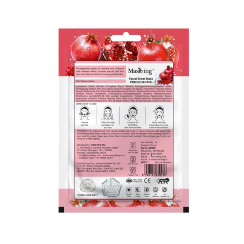 Beauty Pomegranate Facial Sheet Mask