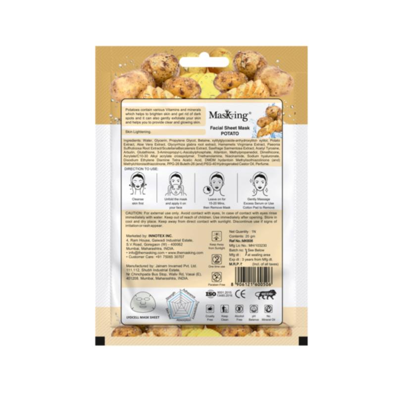 Beauty Potato Facial Sheet Mask