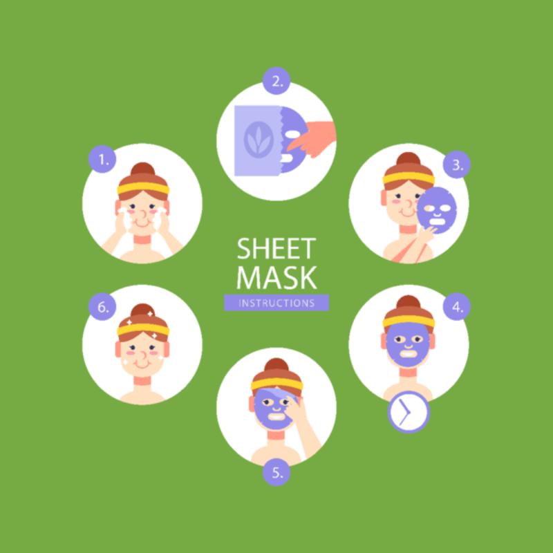 Beauty Green Tea Facial Sheet Mask