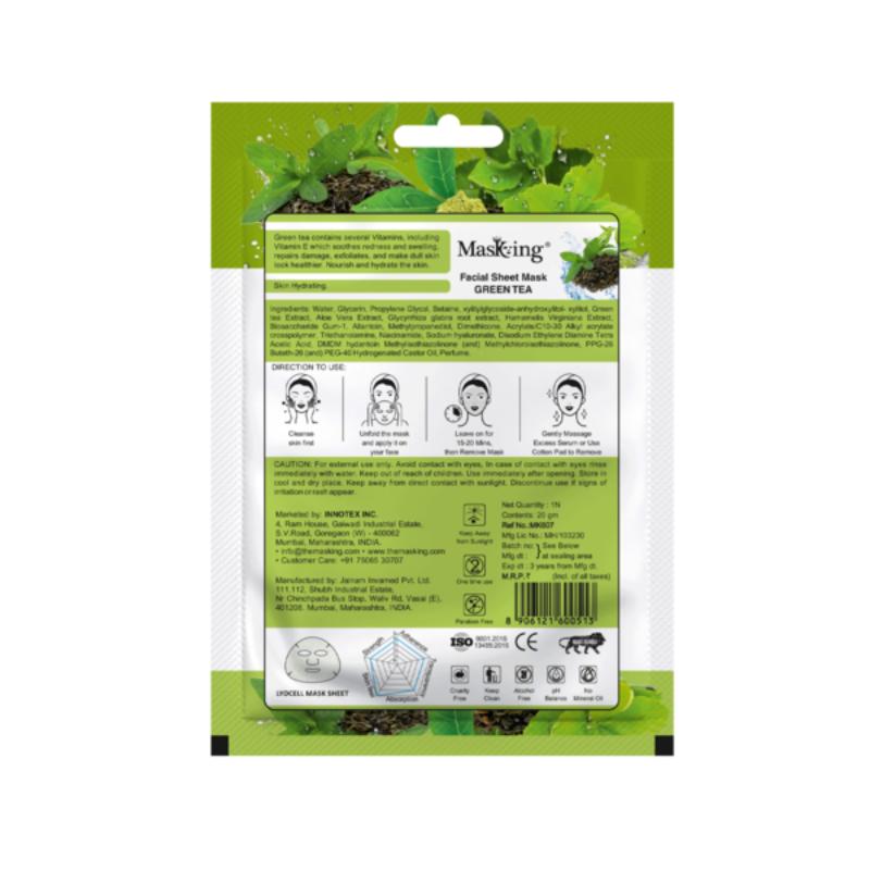 Beauty Green Tea Facial Sheet Mask