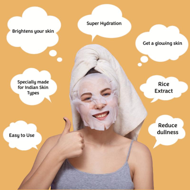 Beauty Rice Facial Sheet Mask