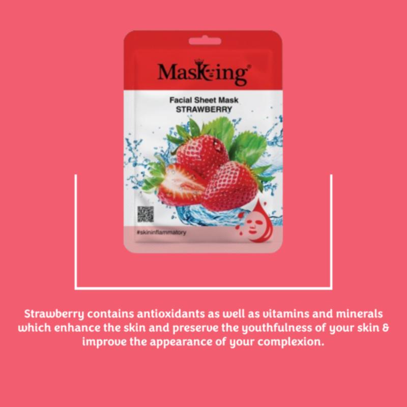 Beauty Strawberry Facial Sheet Mask