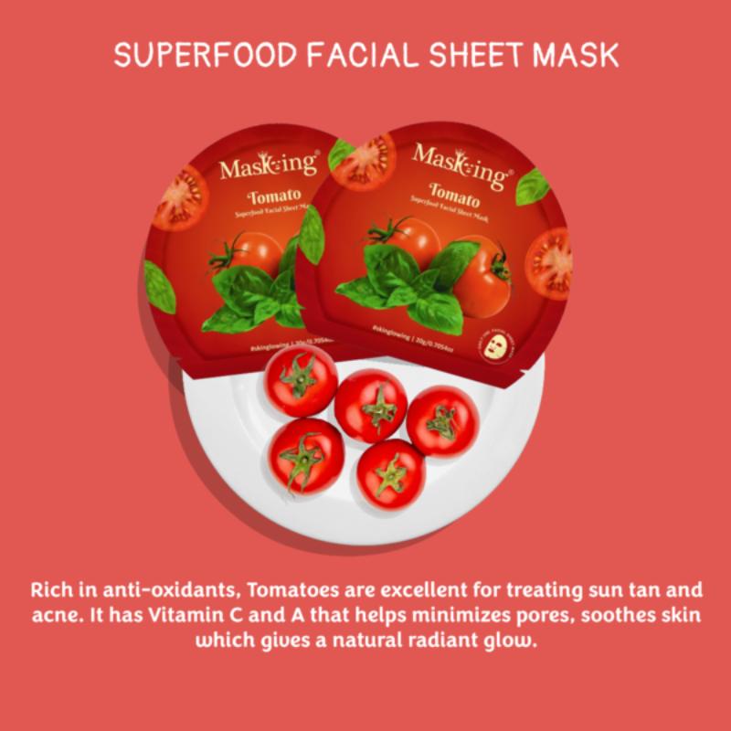 Superfood Tomato Facial Sheet Mask