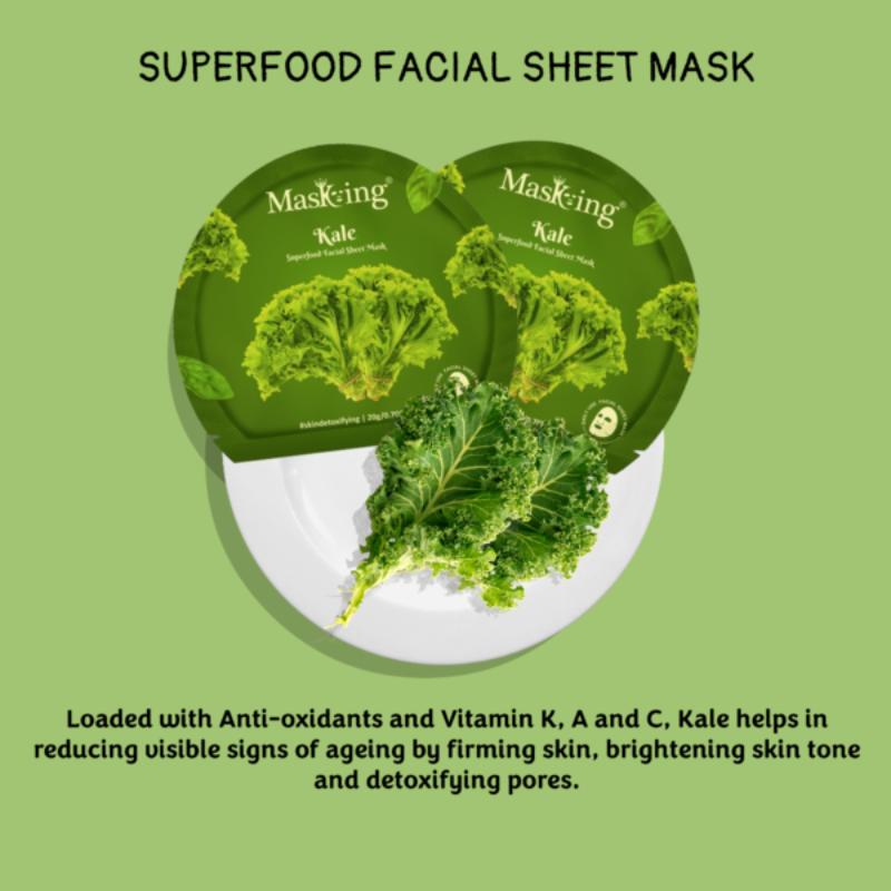 Superfood Kale Facial Sheet Mask