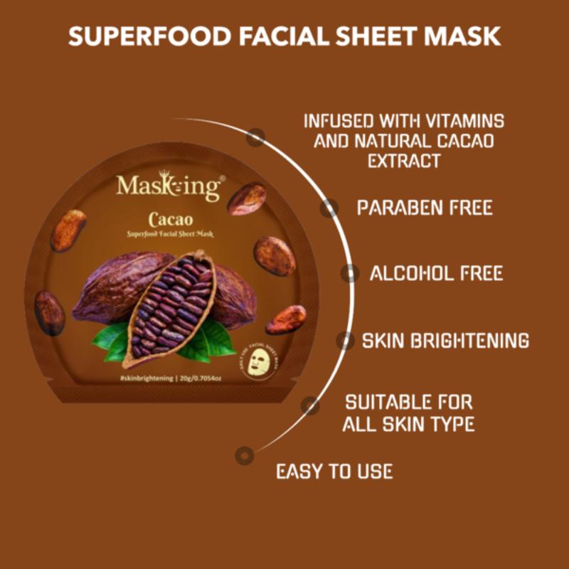 Superfood Cacao Facial Sheet Mask