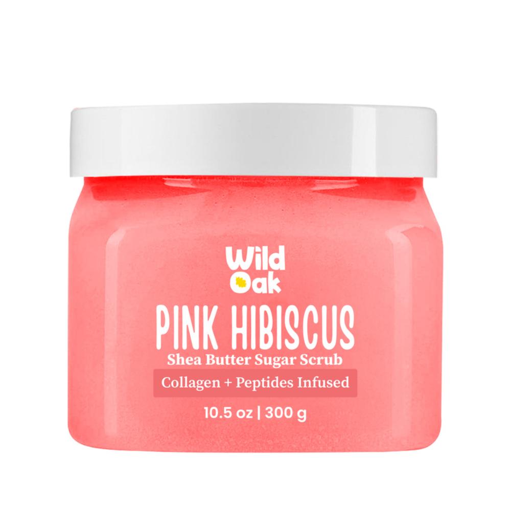 Pink Hibiscus Shea Butter Sugar Body Scrub