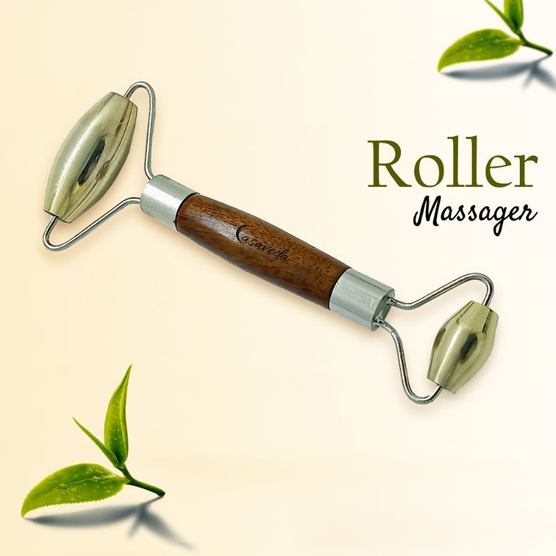 Kansa Bronze Ayurveda Face Massage Roller Skin Brightening