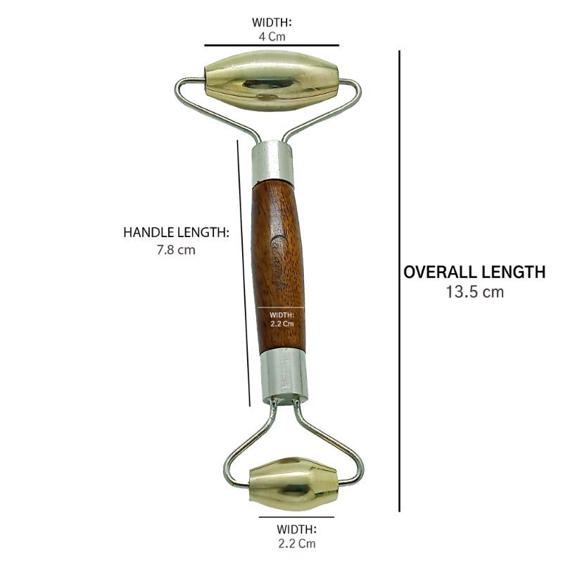 Kansa Bronze Ayurveda Face Massage Roller Skin Brightening