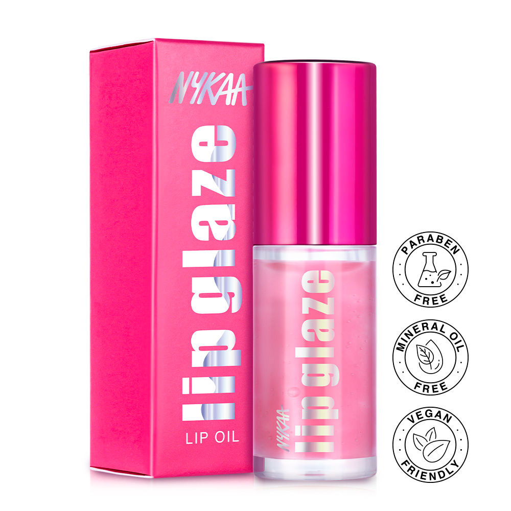 Nykaa Lip Glaze High Shine and Pigment Lip Gloss Oil Lip Glaze