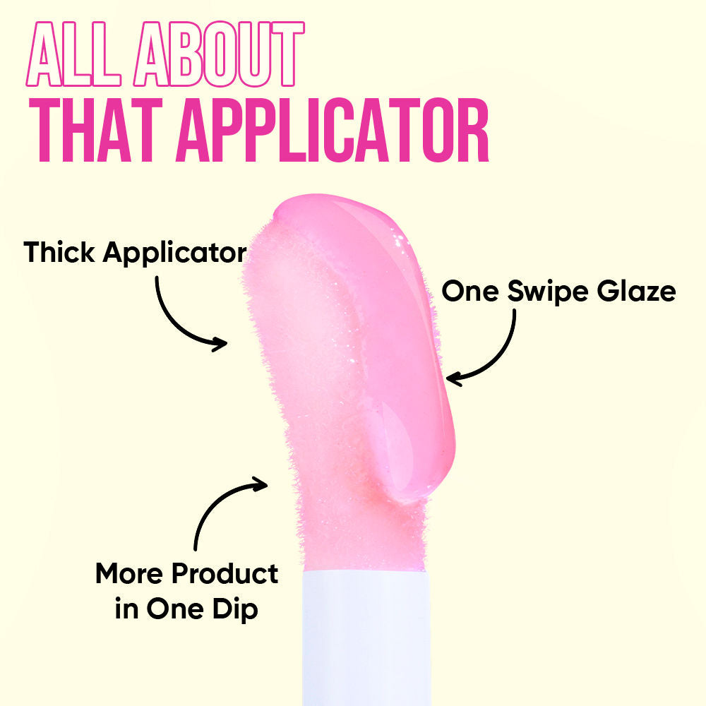 Nykaa Lip Glaze High Shine and Pigment Lip Gloss Oil Lip Glaze