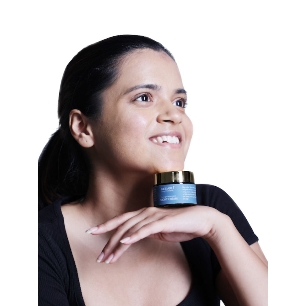 24K Gold Night Cream, Anti Ageing, Wrinkle Repair & Skin Brightening with Retinol