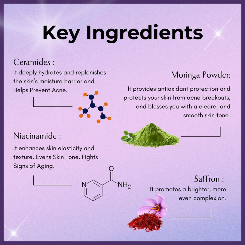 Ceramides & Niacinamide Day Cream, Barrier Repair & Bright Glow Moisturizer